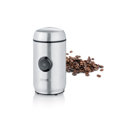 Severin KM 3879 appareil à moudre le café 150 W Noir, Acier inoxydable