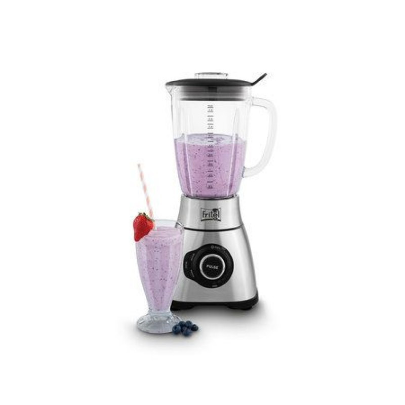 Fritel BL3890 1,8 L Mélangeur de table 1800 W Noir, Acier inoxydable