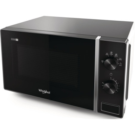 Whirlpool MWP 101 SB magnetron Aanrecht Solo-magnetron 20 l 700 W Zwart, Zilver