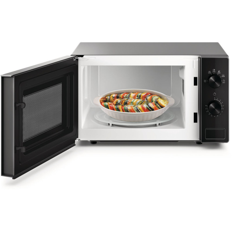 Whirlpool MWP 101 SB micro-onde Comptoir Micro-ondes uniquement 20 L 700 W Noir, Argent