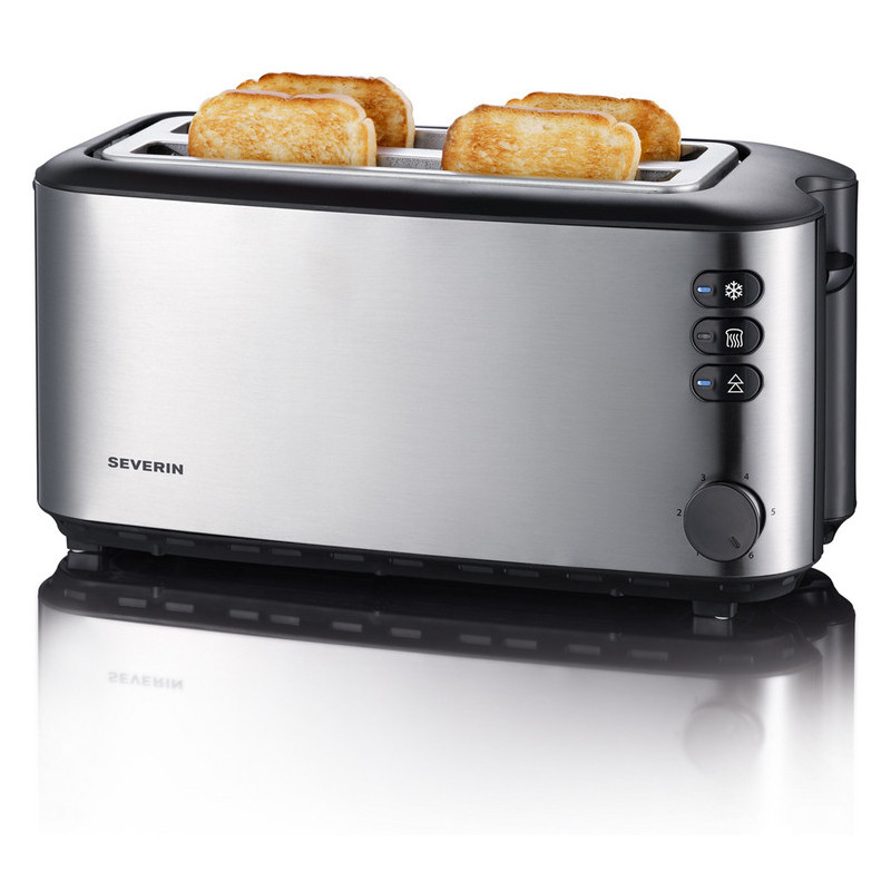 Severin AT 2509 grille-pain 4 part(s) 1400 W Acier inoxydable