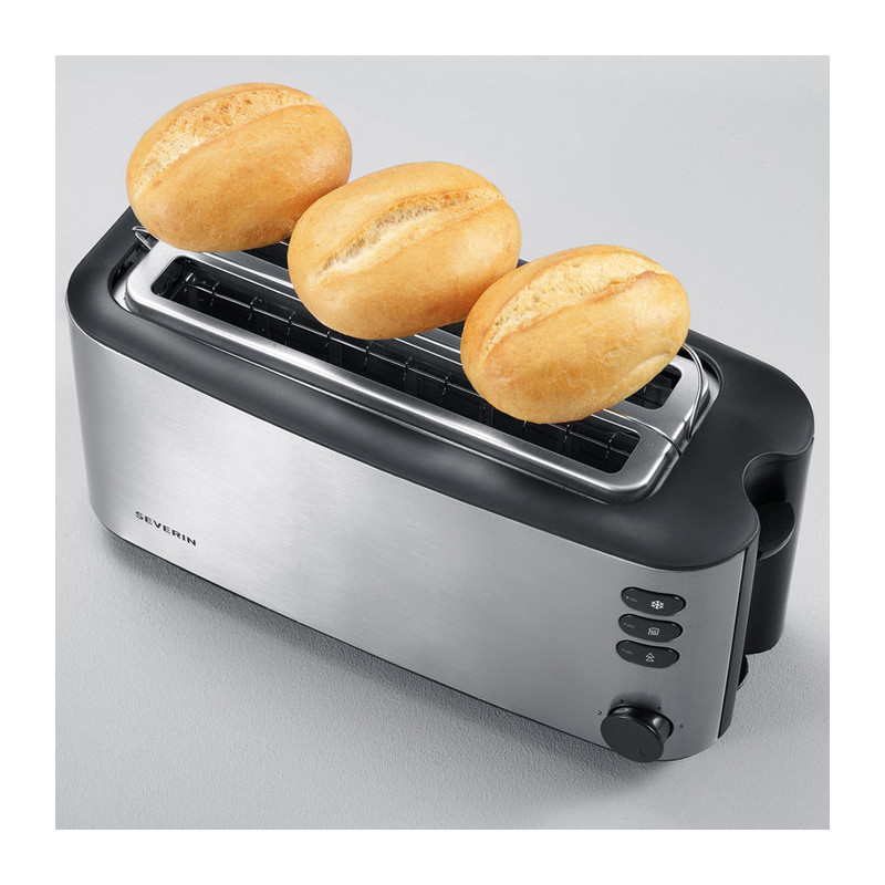 Severin AT 2509 grille-pain 4 part(s) 1400 W Acier inoxydable