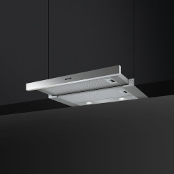 Smeg KSET666XE hotte Semi-intégrée (semi-encastrée) Argent 647 m³ h A 2