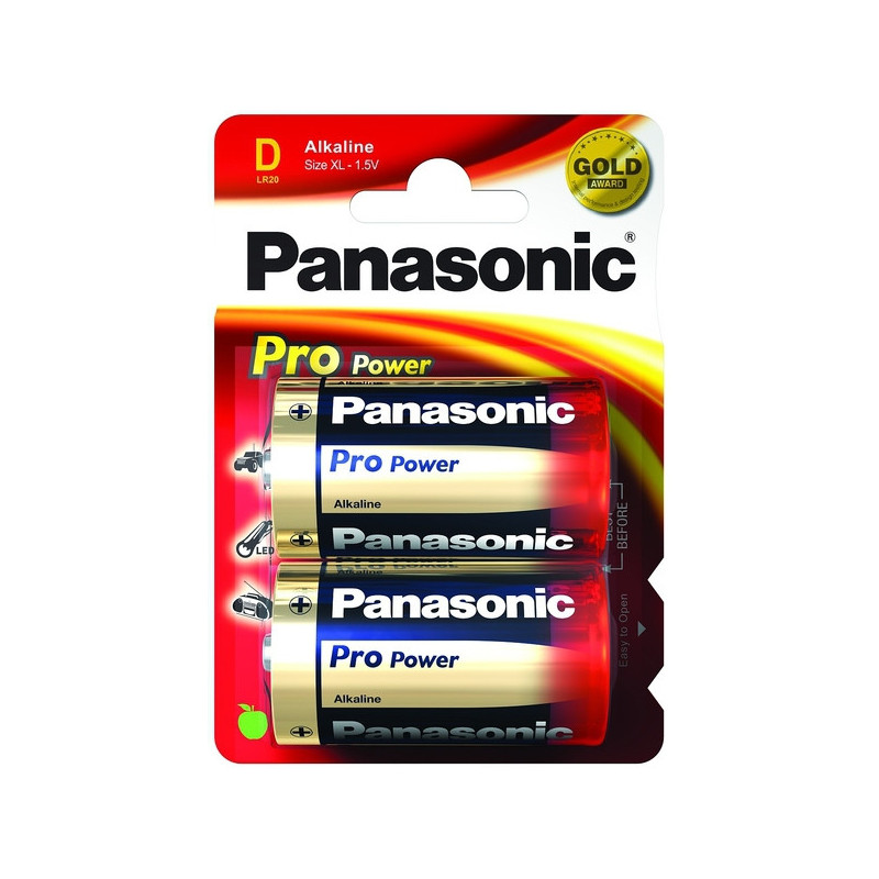 Panasonic 1x2 LR20PPG Batterie à usage unique Alcaline