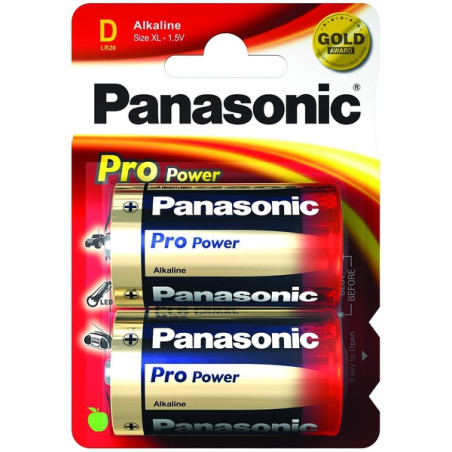 Panasonic 1x2 LR20PPG Batterie à usage unique Alcaline