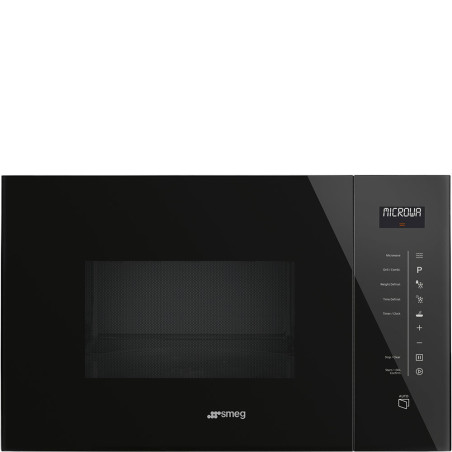 Smeg FMI125N micro-onde Intégré (placement) Micro-ondes grill 26 L 900 W Noir