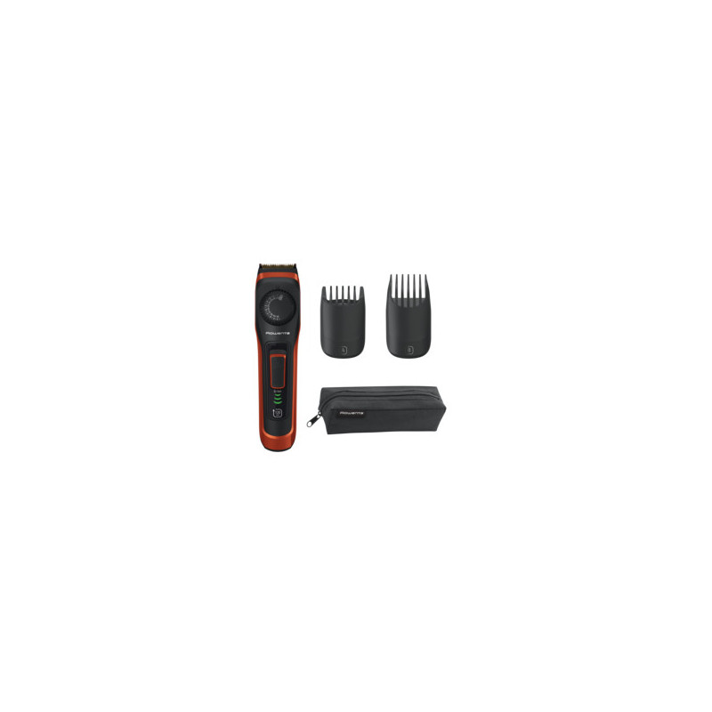 Rowenta Virtuo TN3800F4 tondeuse à barbe Gris, Rouge
