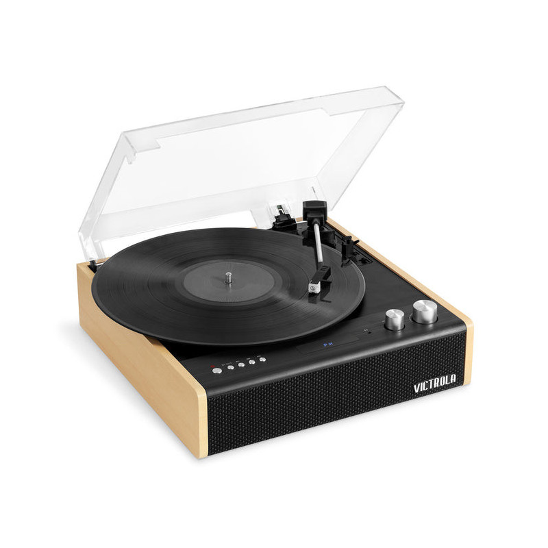 Victrola VTA-72-BAM platine Tourne-disque entraîné par courroie Bambou