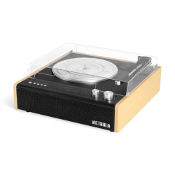 Victrola VTA-72-BAM platine Tourne-disque entraîné par courroie Bambou 2