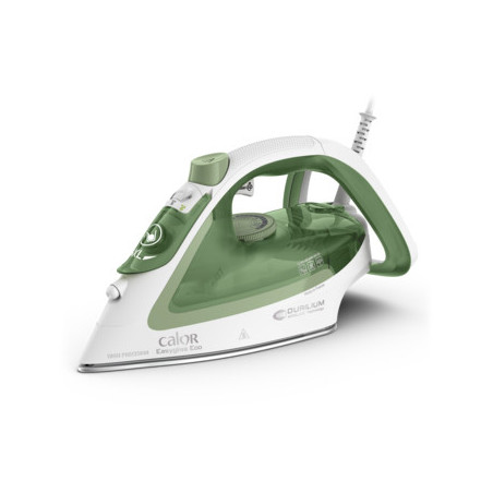 Calor Easygliss Eco Fer à repasser à sec ou à vapeur Durilium AirGlide soleplate 2800 W Vert, Blanc