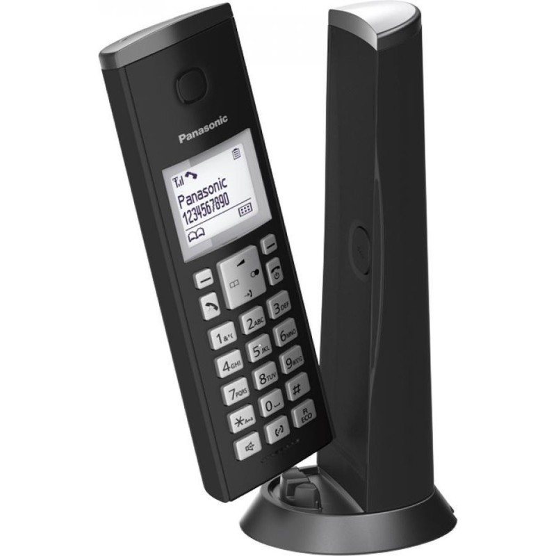 Panasonic KX-TGK210BLB téléphone Téléphone DECT Identification de l'appelant Noir