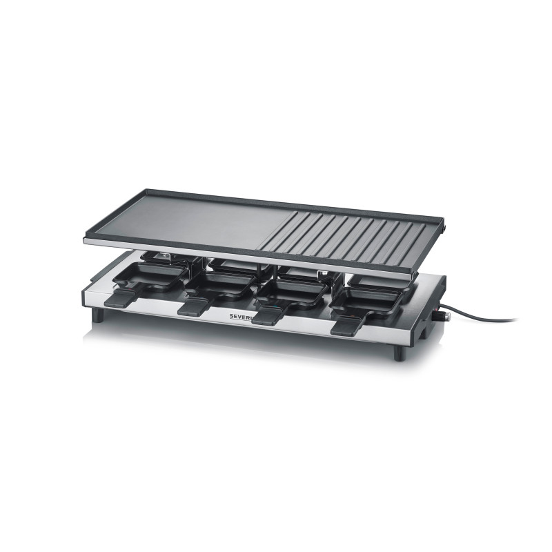 Severin RG 2375 raclette 1700 W Noir, Acier inoxydable