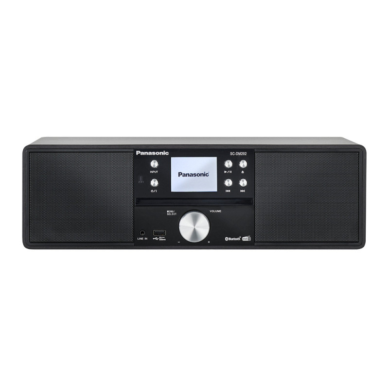 Panasonic HiFi Micro Anlage DAB+ SC-DM202EG-K schwarz mit Bluetooth Système micro audio domestique 24 W Noir