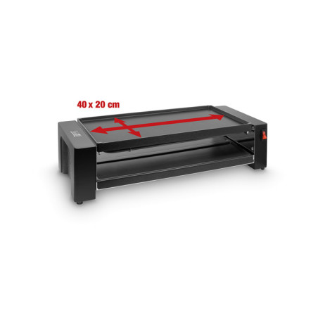 Fritel PR 3195 raclette 1200 W Noir, Gris