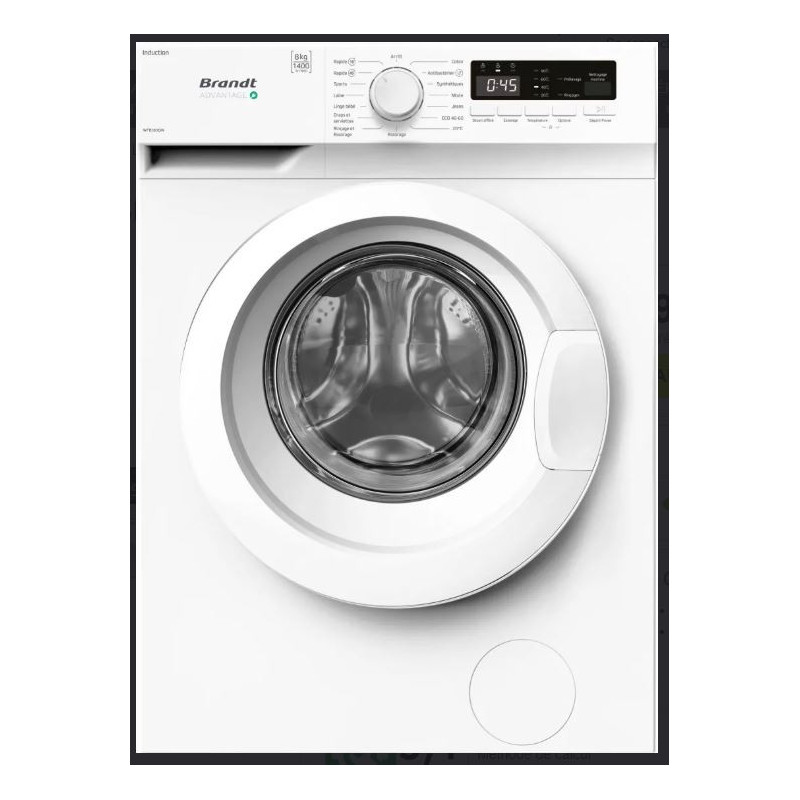 Brandt WFB383QW Lave-linge 8 kg 1400 tr/min OptiA Fresh Start