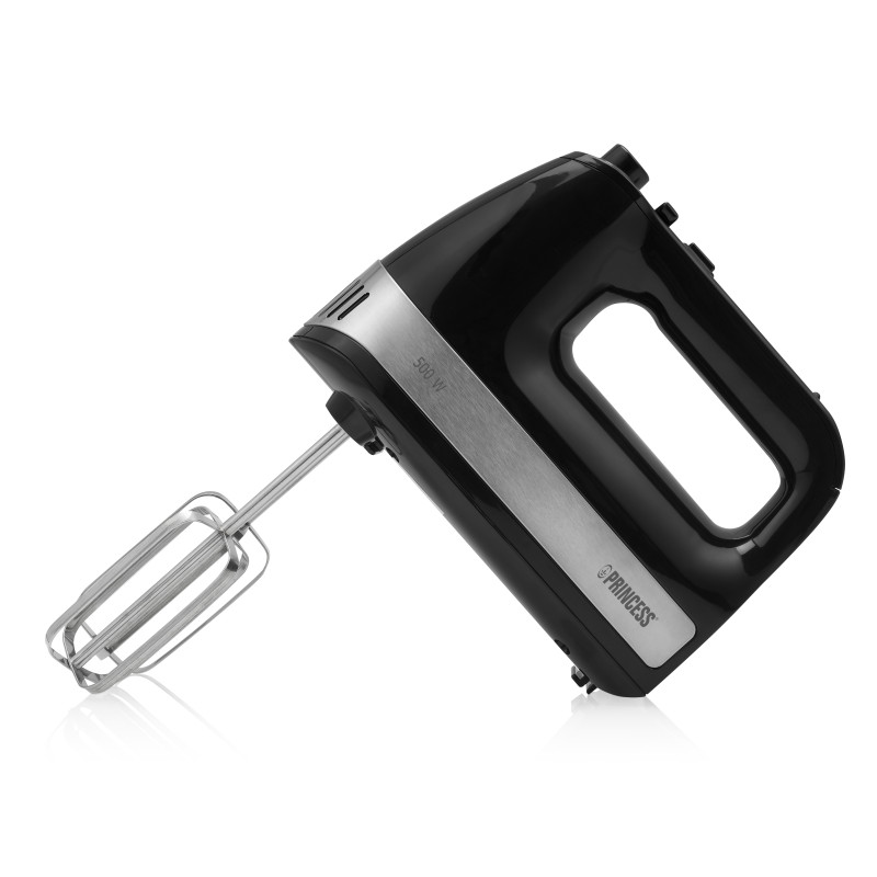 Princess 222206 Batteur à main 500 W Noir, Argent