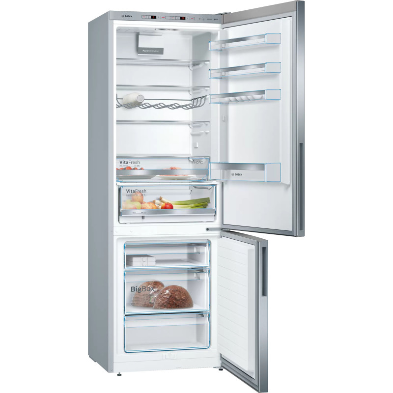 Bosch Serie 6 KGE49AICA réfrigérateur-congélateur Pose libre 419 L C Acier inoxydable