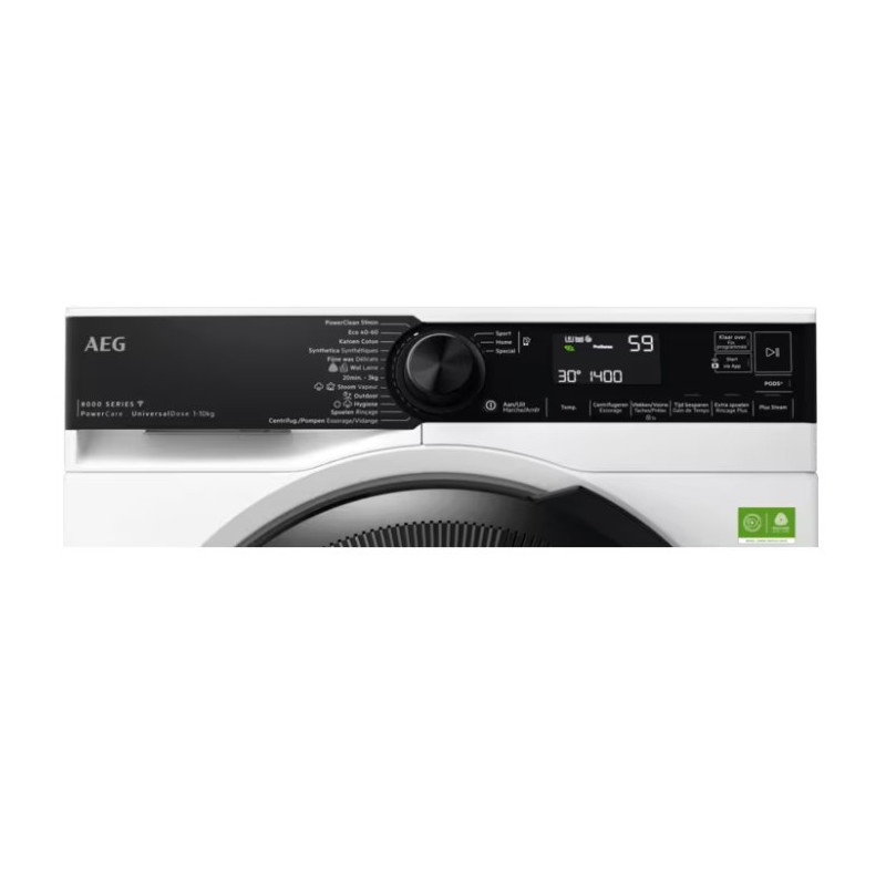 AEG LR86POWER Lave-linge 10 kg 1600 tr/min PowerCare UniversalDose