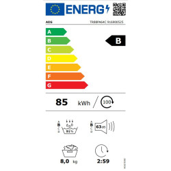 AEG TR88PA64C Sèche-linge pompe à chaleur 8 kg AbsoluteCare PreciseDry MixDry 2