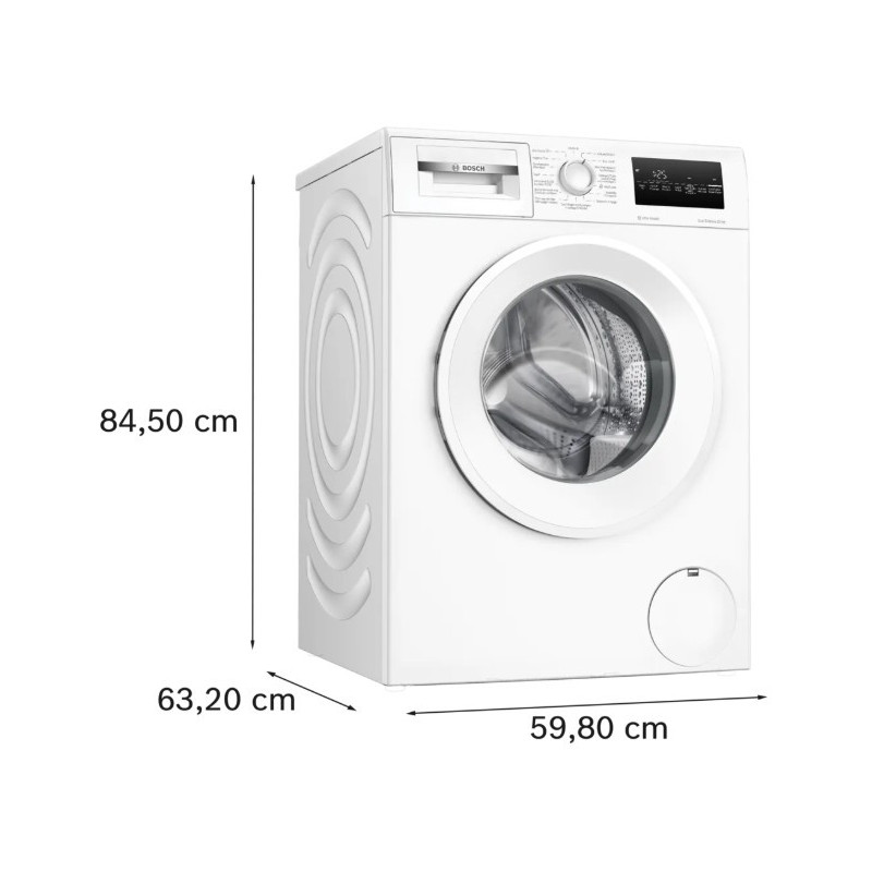 Bosch WAN2827ZFG Lave-linge 8 kg 1400 tr/min Iron Assist
