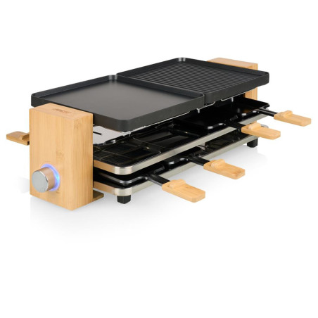 Princess 162918 raclette 8 personne(s) 1300 W Noir, Bois