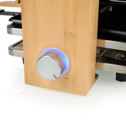 Princess 162918 raclette 8 personne(s) 1300 W Noir, Bois 2
