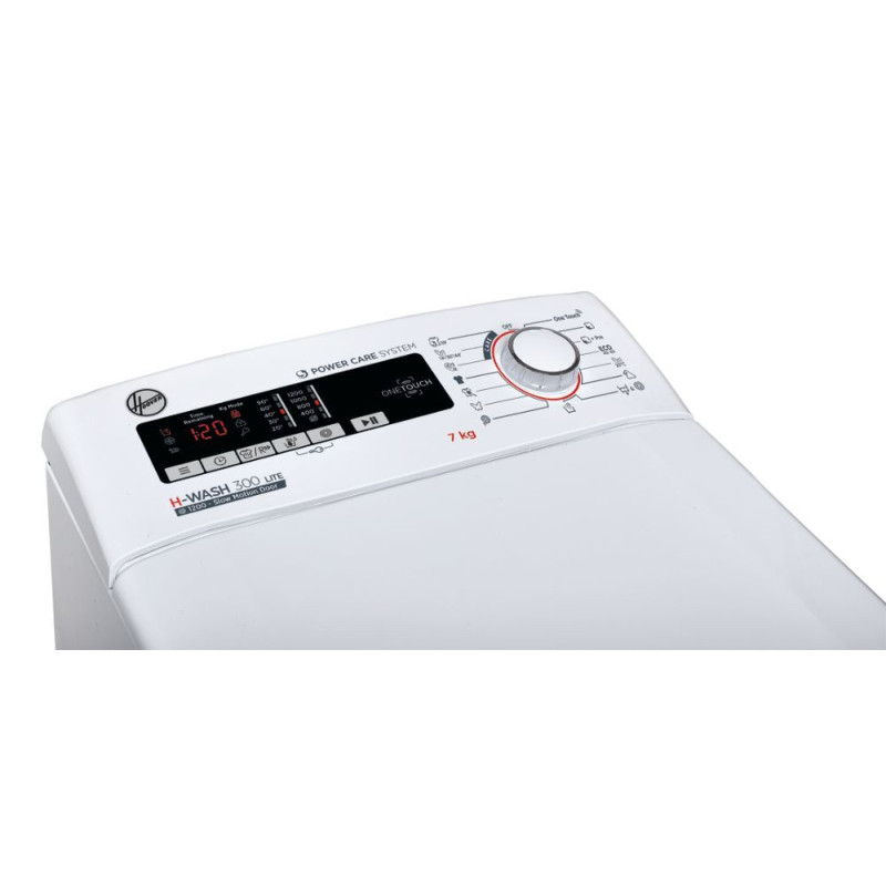 Hoover H-WASH 300 LITE H3TM 27TACE 1-S wasmachine Bovenlader 7 kg 1200 RPM Wit