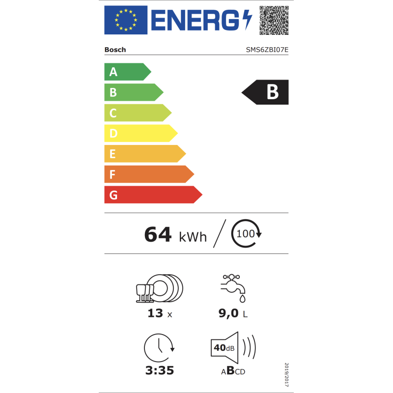 BOSCH SMS6ZBI07E