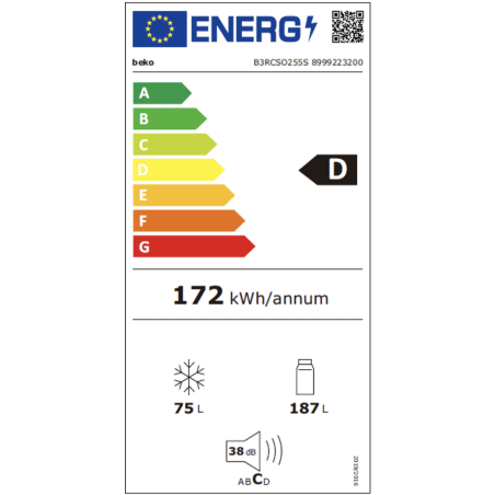 BEKO B3RCSO255S