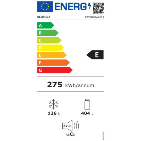Samsung RT53DG7A14S9 réfrigérateur avec congélateur 530L
