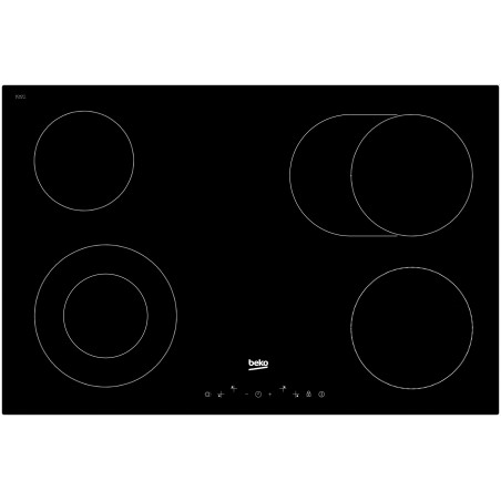 Beko HIC84401 kookplaat Zwart Ingebouwd 80 cm Keramisch 4 zone(s)