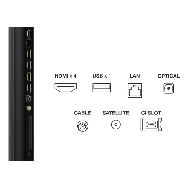 TCL C6K 65C6K TV 165,1 cm (65") 4K Ultra HD Smart TV Wifi Métallique