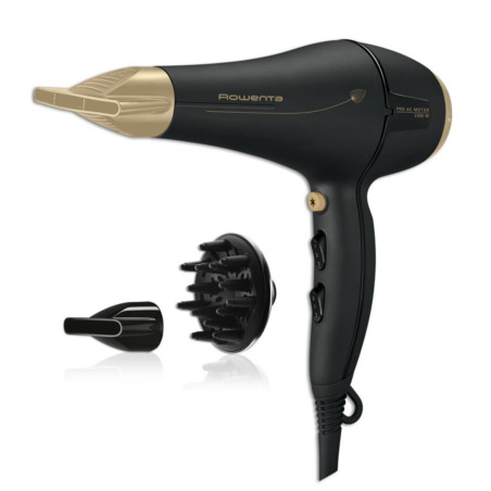 Rowenta Signature Pro CV7846F0 haardroger 2200 W Zwart, Goud