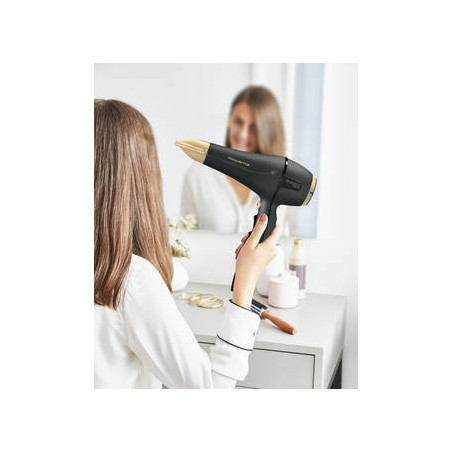 Rowenta Signature Pro CV7846F0 sèche-cheveux 2200 W Noir, Or