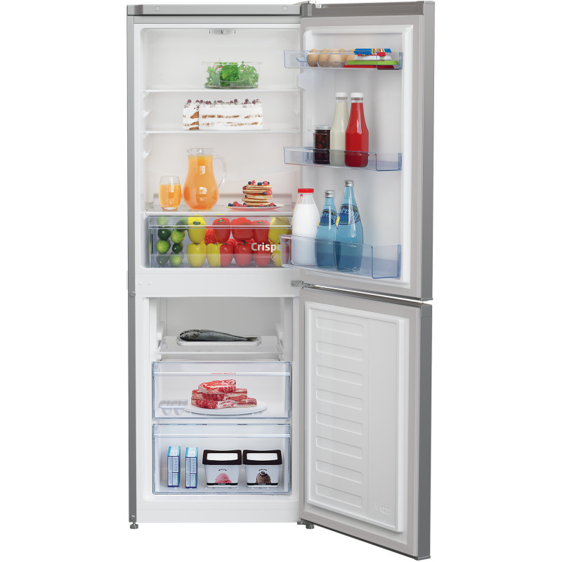 Beko RCSA240K40SN réfrigérateur-congélateur Pose libre 229 L Argent