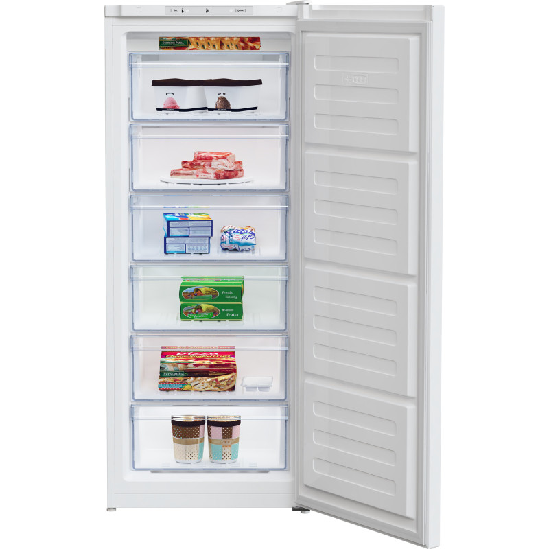 Beko RFSA210K40WN Congélateur vertical Pose libre 168 L Blanc