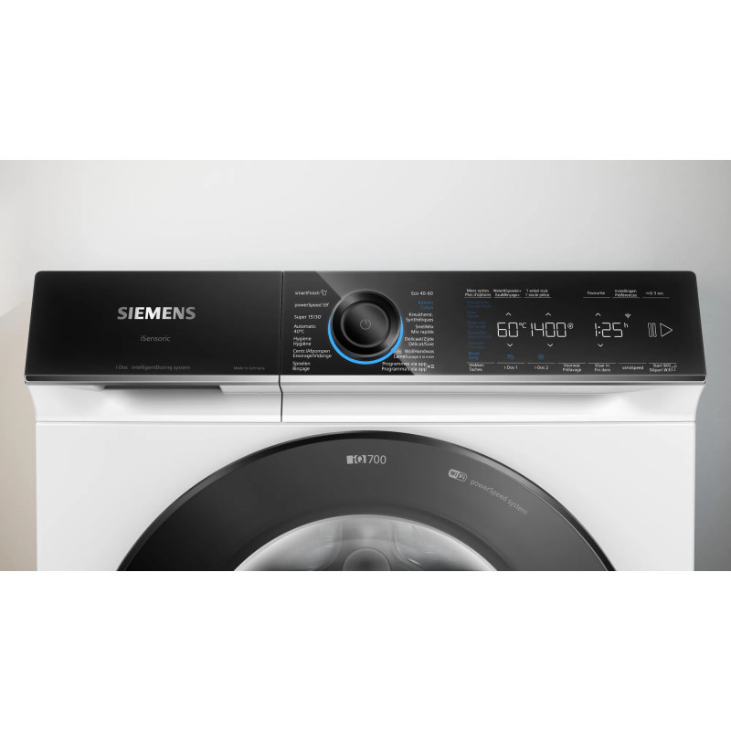 Siemens iQ700 WG44B2A4FG machine à laver Charge avant 9 kg 1400 tr/min Blanc