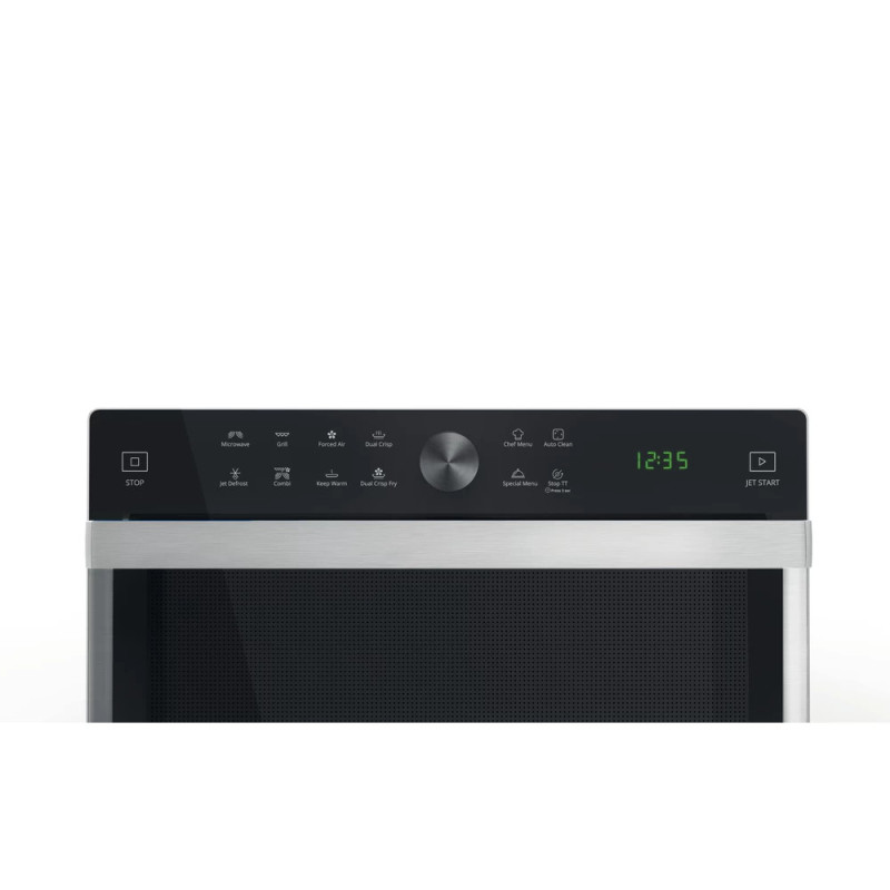 Whirlpool MWSC 833 SX Zwart, Roestvrijstaal Combinatiemagnetron Aanrecht 33 l 900 W