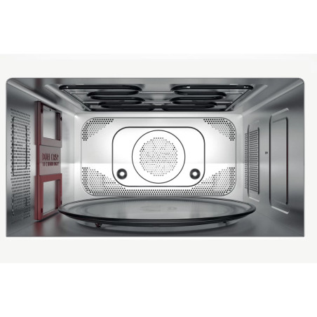 Whirlpool MWSC 833 SX Zwart, Roestvrijstaal Combinatiemagnetron Aanrecht 33 l 900 W