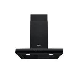 Whirlpool WHBS62FLTK afzuigkap Muurmontage Zwart 581 m³/uur