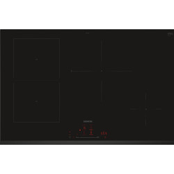 Siemens iQ500 ED851HSB1E plaque Noir Intégré 80 cm Plaque avec zone à induction 4 zone(s)