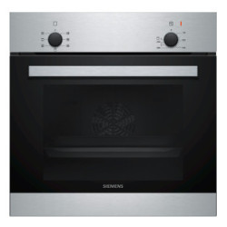 Siemens iQ100 HB010FBR1S four 66 L 3300 W Noir, Acier inoxydable