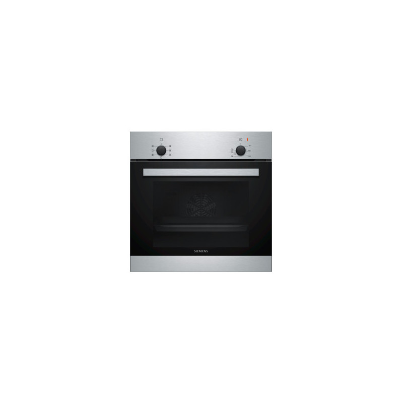 Siemens iQ100 HB010FBR1S four 66 L 3300 W Noir, Acier inoxydable