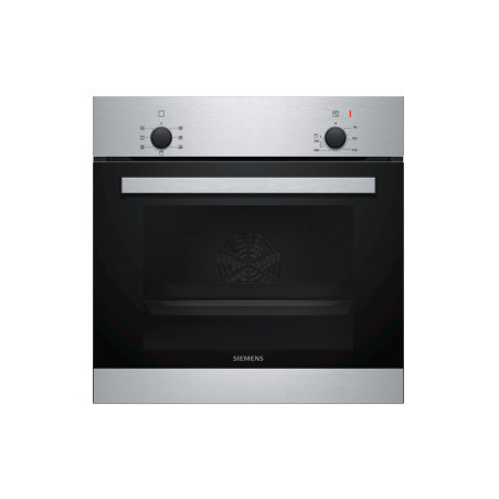 Siemens iQ100 HB010FBR1S four 66 L 3300 W Noir, Acier inoxydable