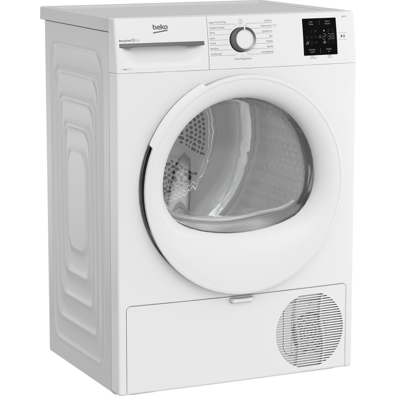 Beko BM3T3923W wasdroger Vrijstaand Voorlader 9 kg Wit