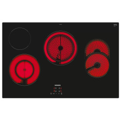 Siemens iQ300 ET81RBHA1D plaque Noir Intégré 80 cm Céramique 4 zone(s)