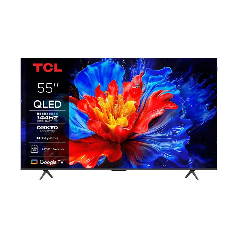 TCL P8K 55P8K tv 139,7 cm (55") 4K Ultra HD Smart TV Wifi Metallic 350 cd/m²