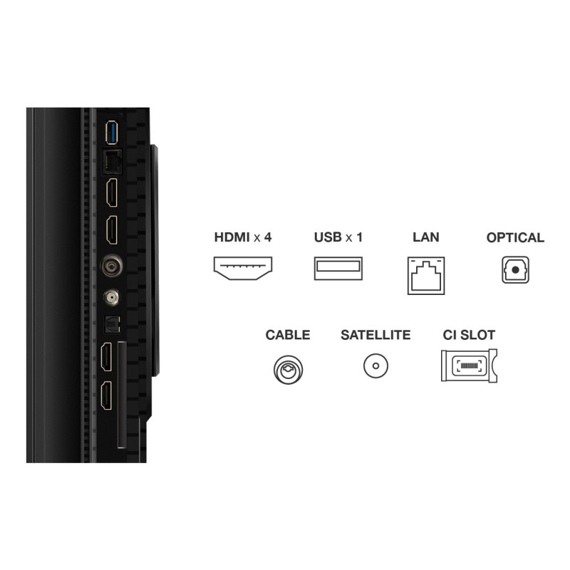 TCL P8K 55P8K tv 139,7 cm (55") 4K Ultra HD Smart TV Wifi Metallic 350 cd/m²