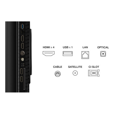TCL P8K 55P8K tv 139,7 cm (55") 4K Ultra HD Smart TV Wifi Metallic 350 cd/m²
