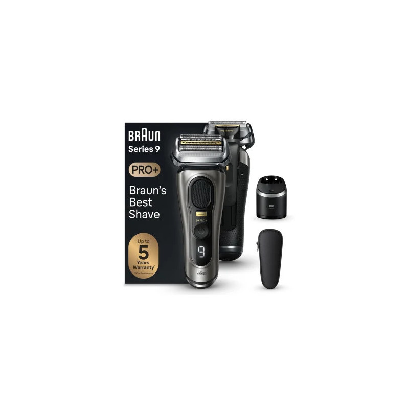 Braun Series 9 Pro+ 9565cc Wet & Dry Rasoir à grille Tondeuse Métallique